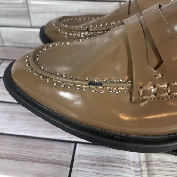 SARTO Women's Brown Patent Slip-On Loafers Women's Shoe Size‎ 8 - Picture 9 of 16